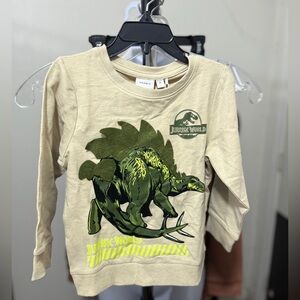 Kids Beige Dinosaur long sleeve